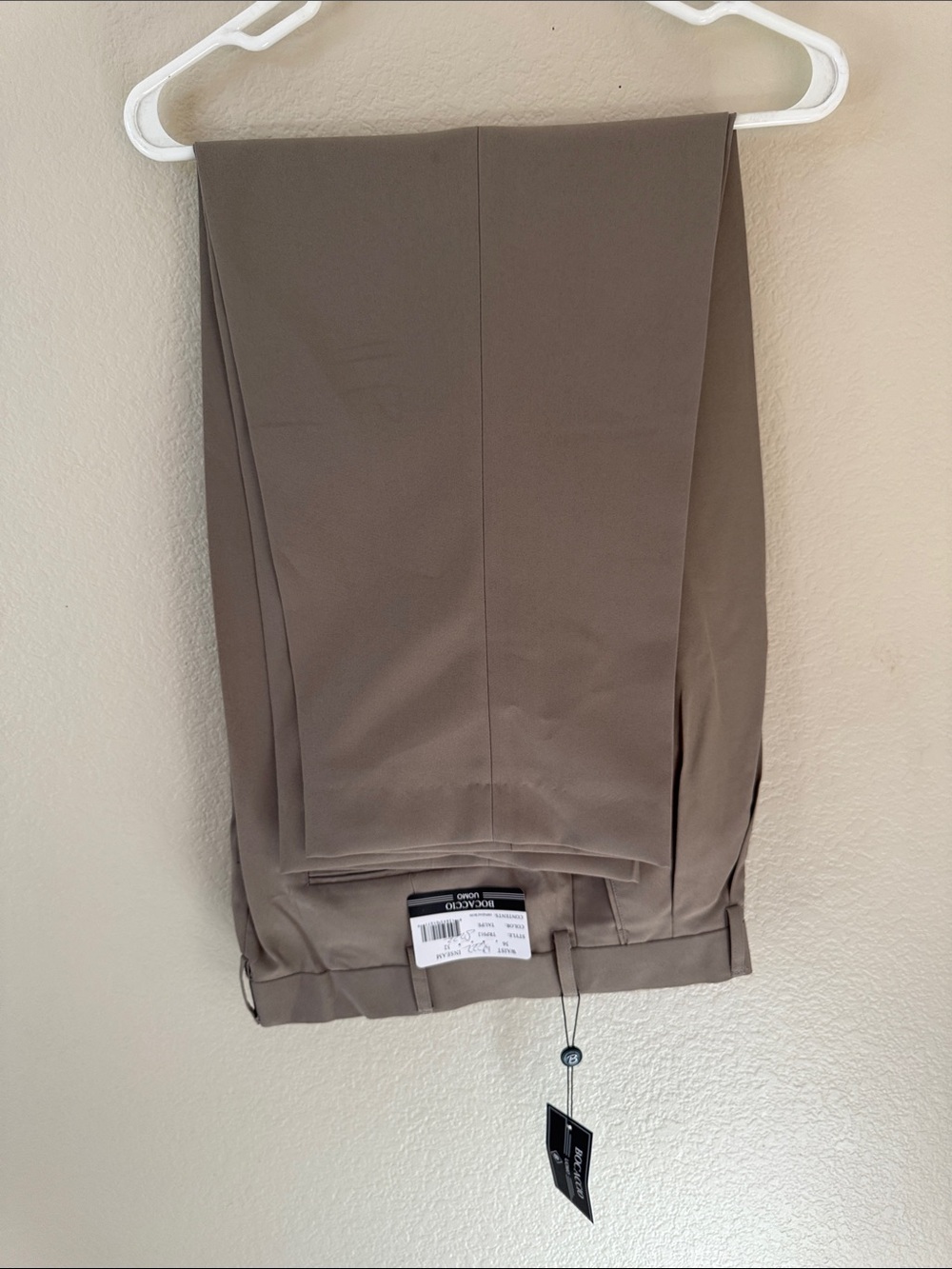Men's Dress Pants in Taupe - Brand Unspecified